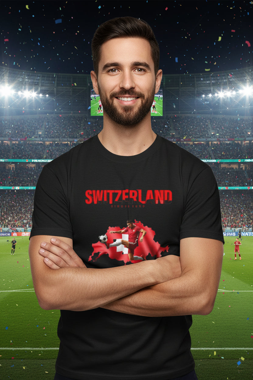 Switzerland Soccer T‑Shirt