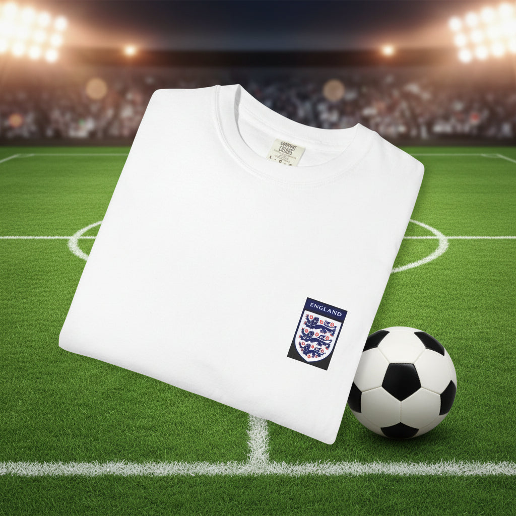 England World Cup 2026 Soccer T-Shirt 100% Cotton