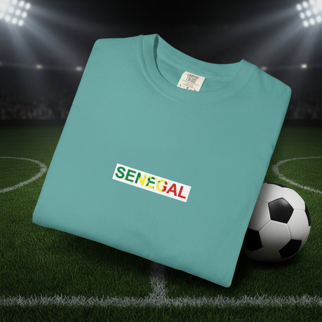 Senegal Soccer T-Shirt 100% Cotton