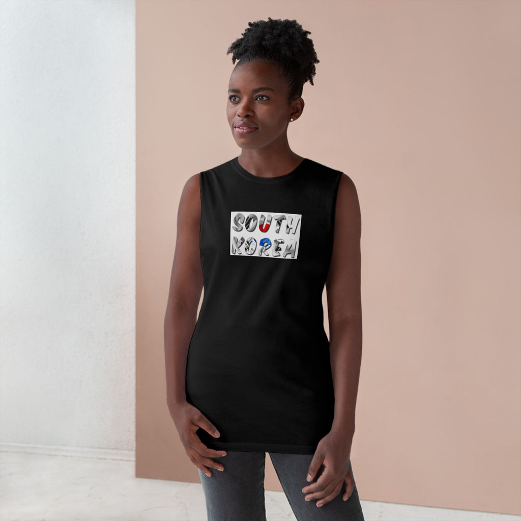 South Korea Soccer Tank Top 100%  Cotton