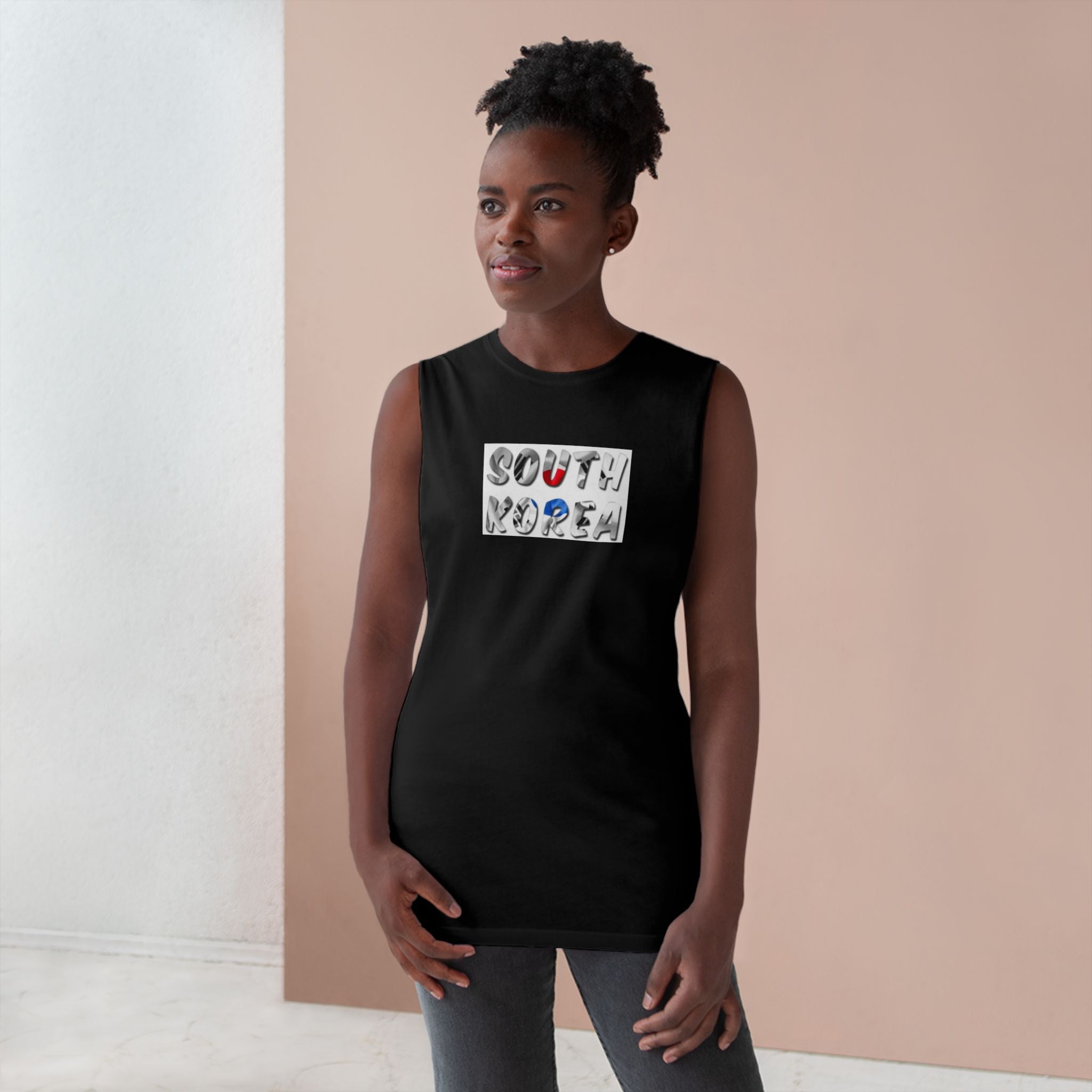 South Korea Soccer Tank Top 100%  Cotton