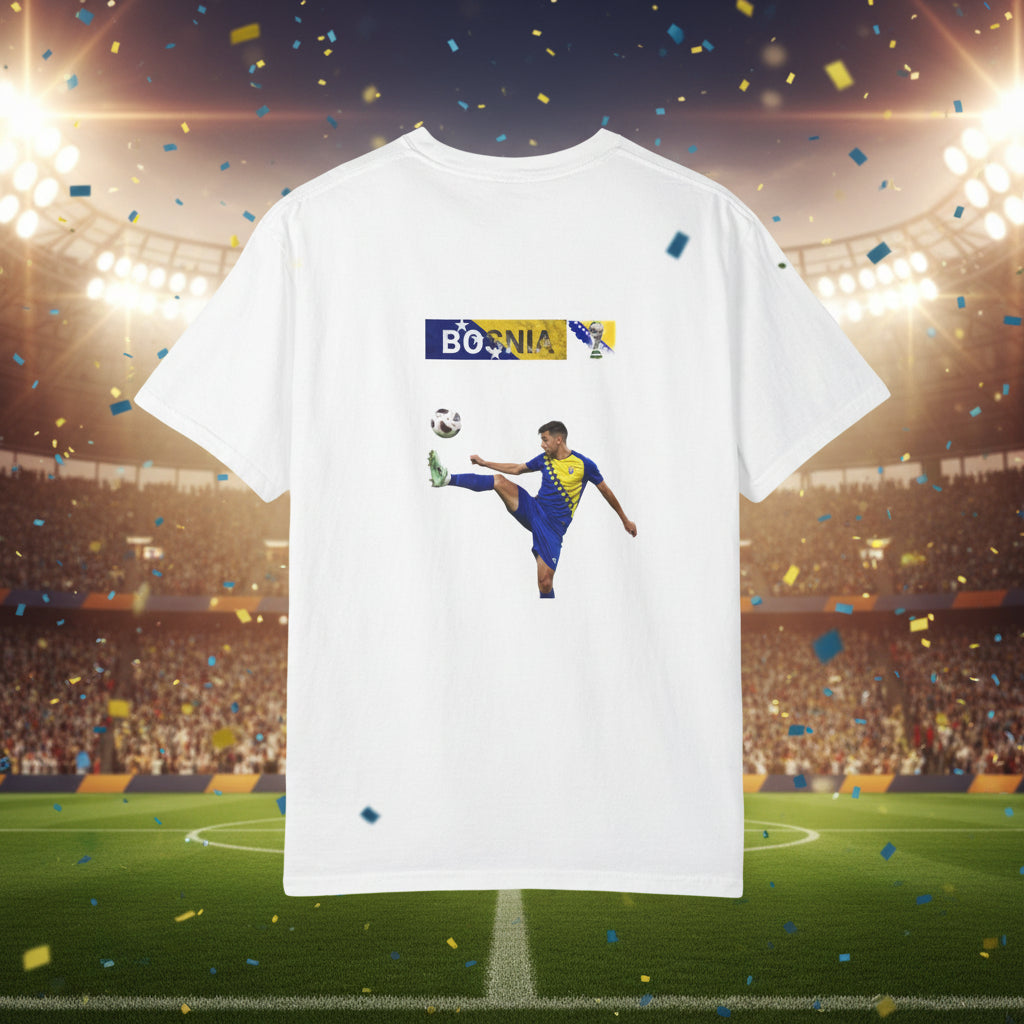 Bosnia World Cup 2026 Soccer 100%  Cotton