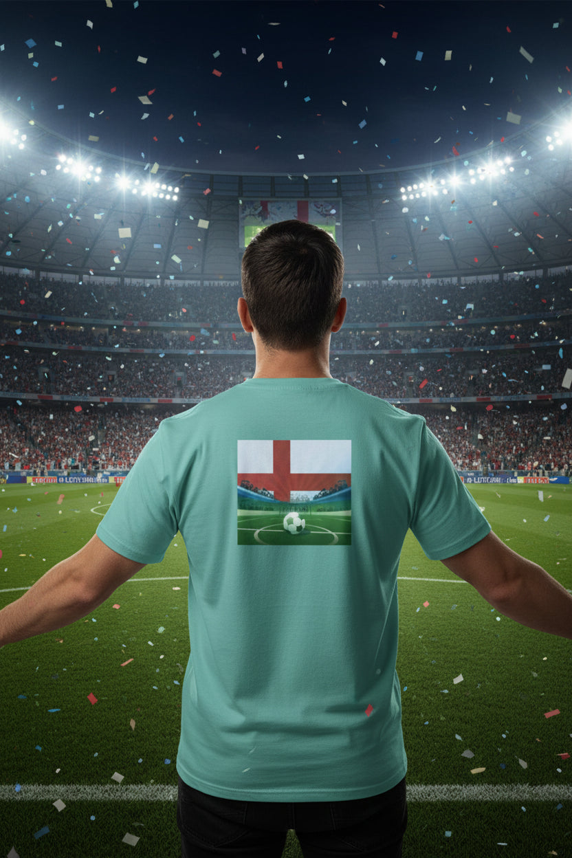 England World Cup 2026 Soccer T-Shirt 100% Cotton