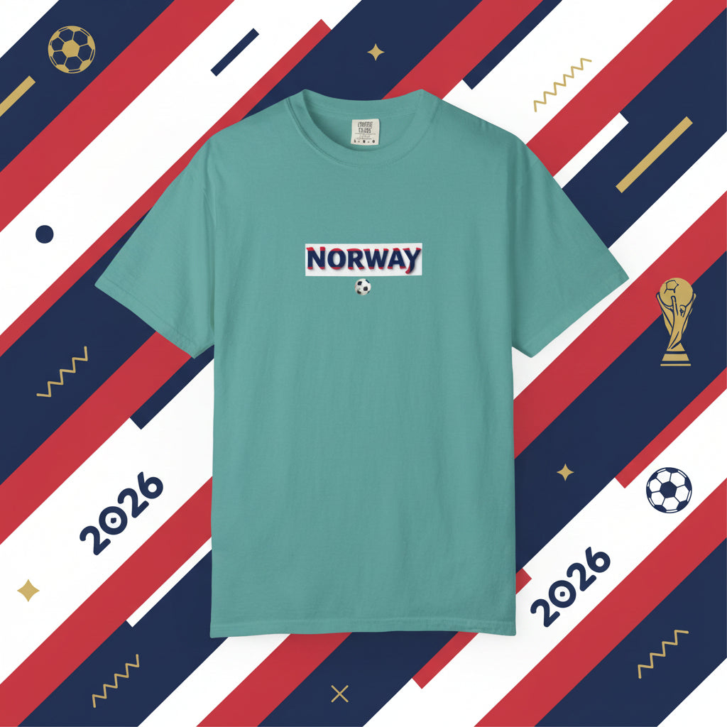 Norway World Cup 2026 Soccer 100%  Cotton