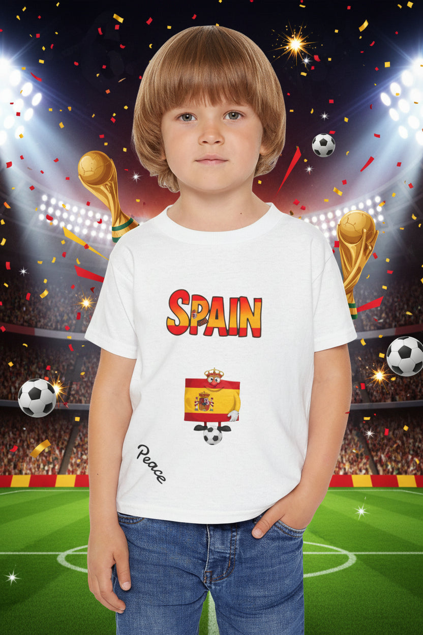 Spain Soccer Toddler T‑Shirt