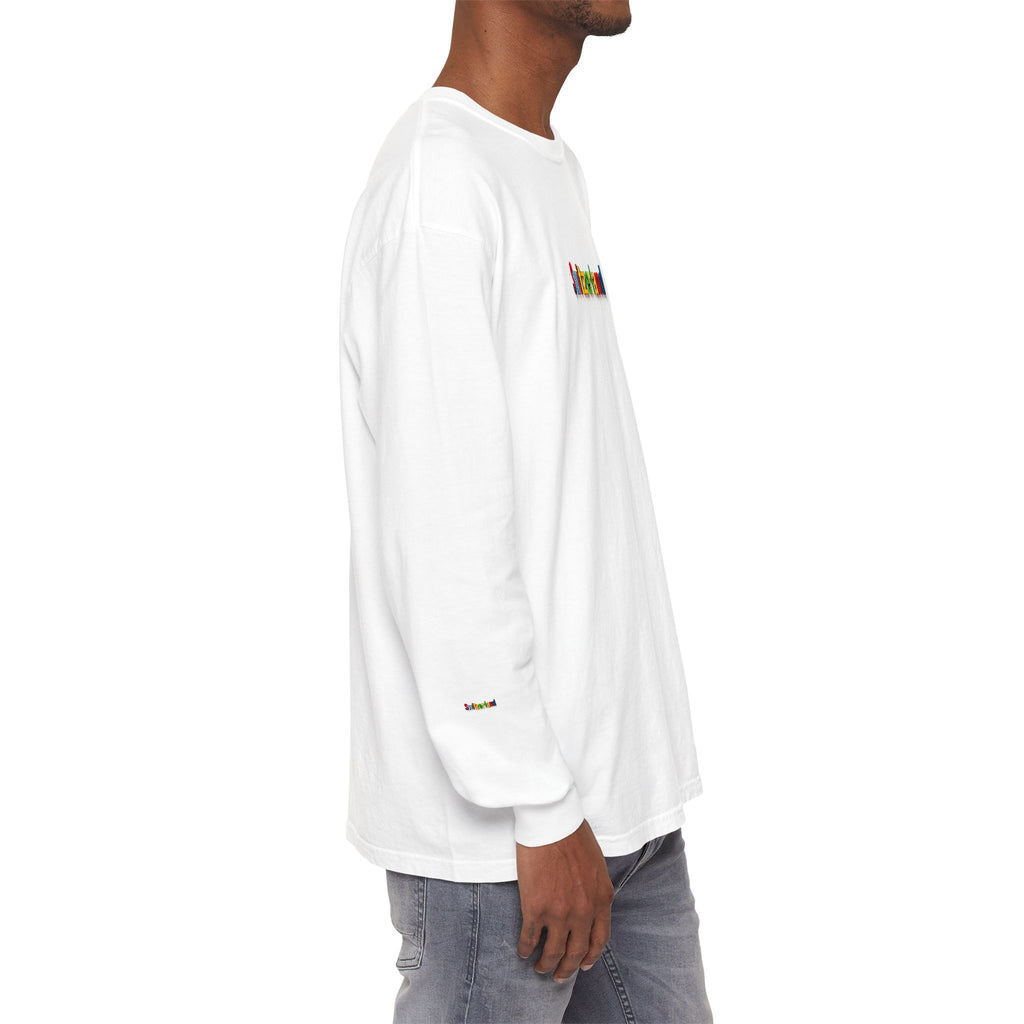 Switzerland Color Block Long Sleeve T-Shirt — Swiss Flag Graphic