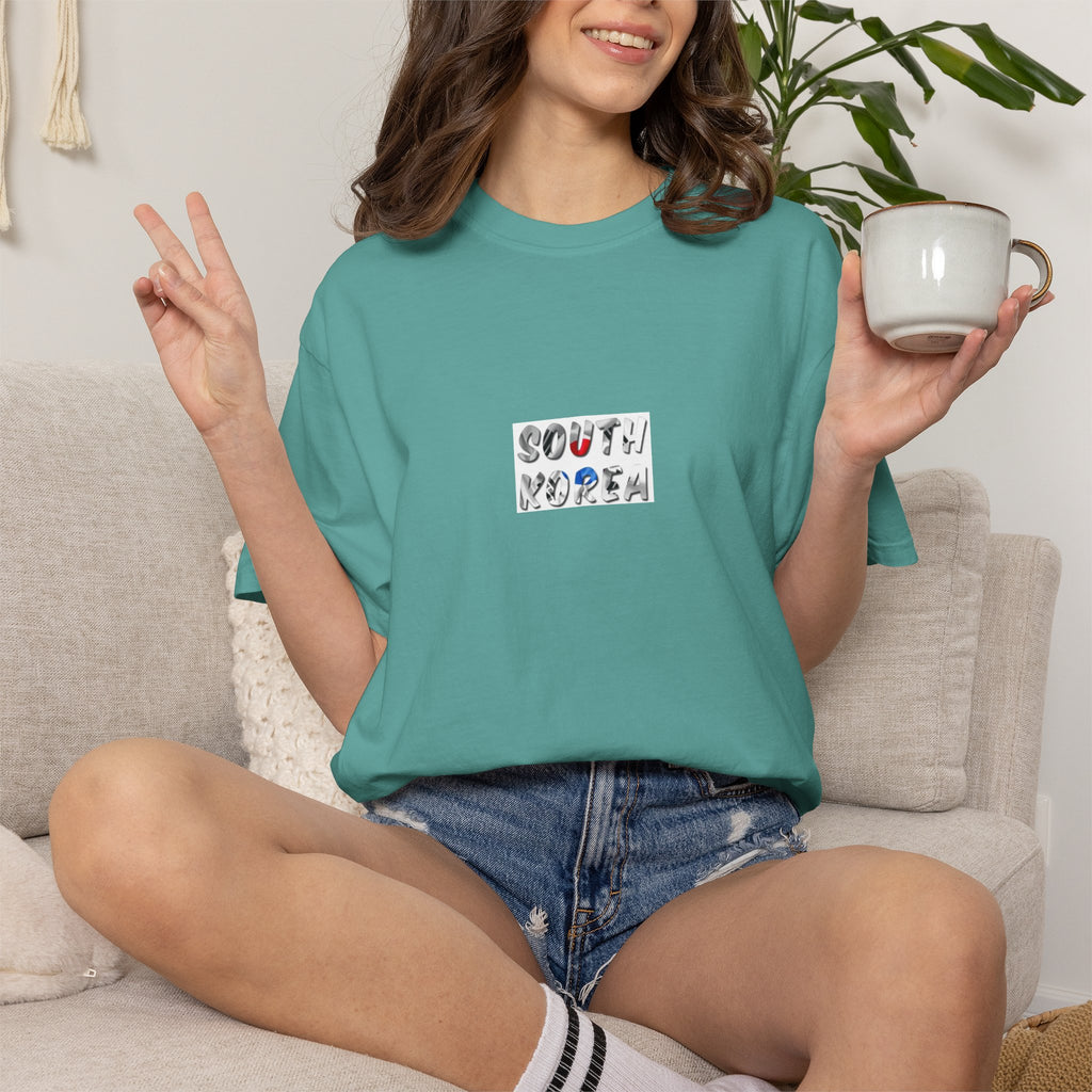 South Korea T-Shirt 100% Ring-Spun Cotton