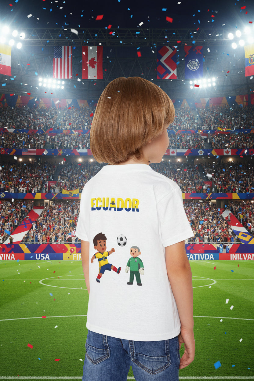 Ecuador Soccer Toddler T‑Shirt