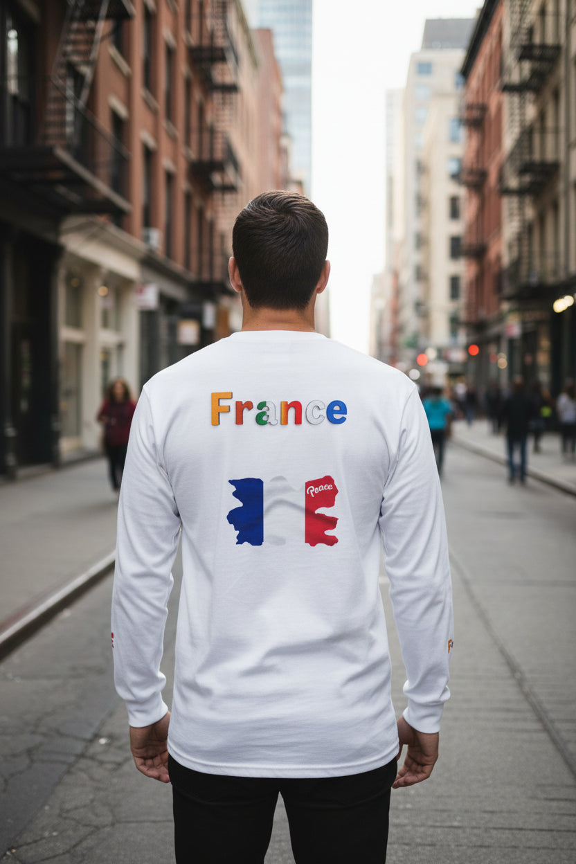 France Long Sleeve Tee
