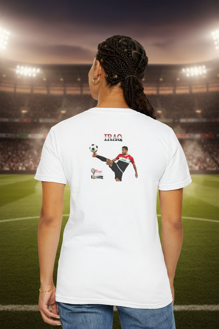Iraq World Cup 2026 Soccer 100%  Cotton