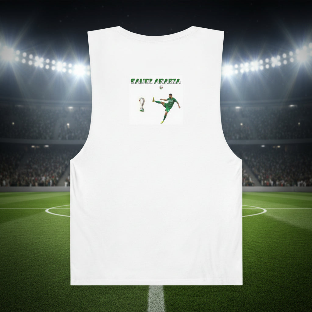 Saudi Arabia Soccer Tank Top 100% Cotton