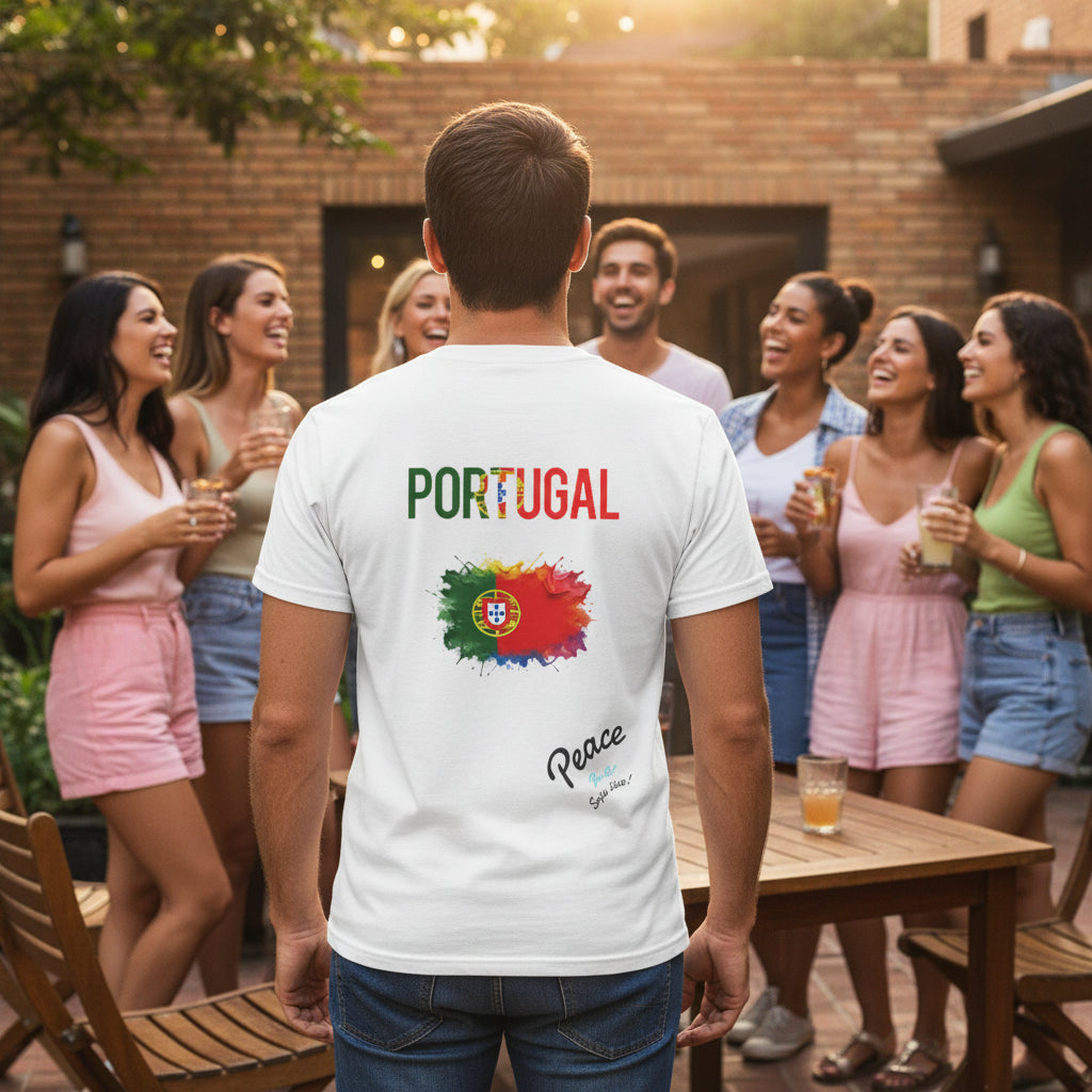 Portugal  T-Shirt — Peace message