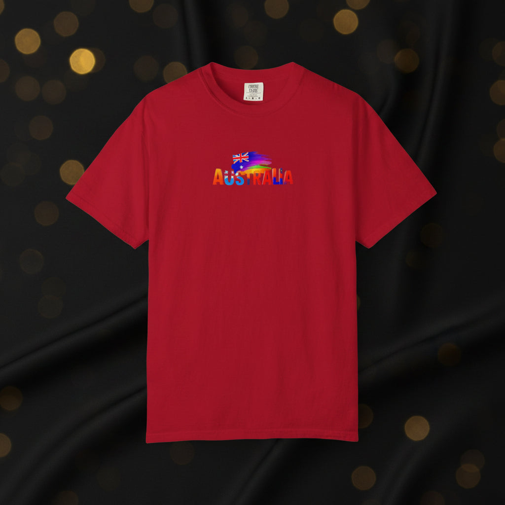 Australia Flag Graphic T-Shirt - Peace