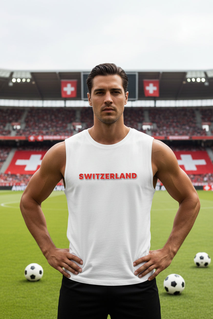 Switzerland World Cup 2026 Muscle Tank Top
