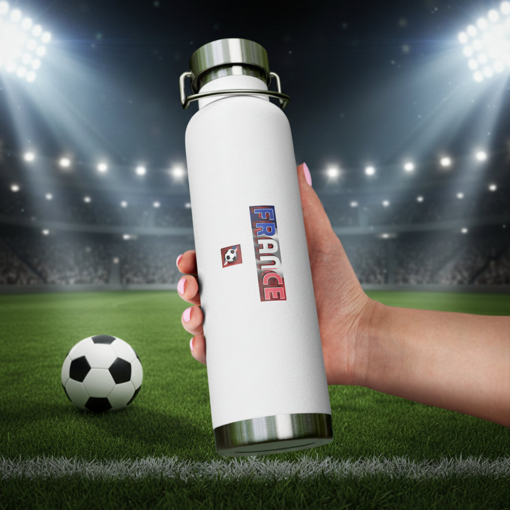 France World Cup 2026 22oz Vacuum Insulated Stainless Water Bottle