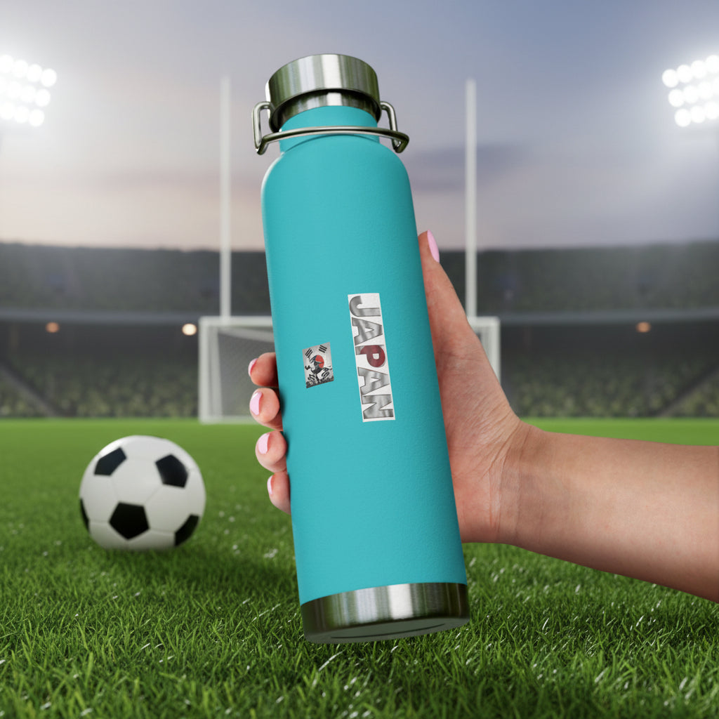 Japan World Cup 2026 Inspired 22oz Water Bottle