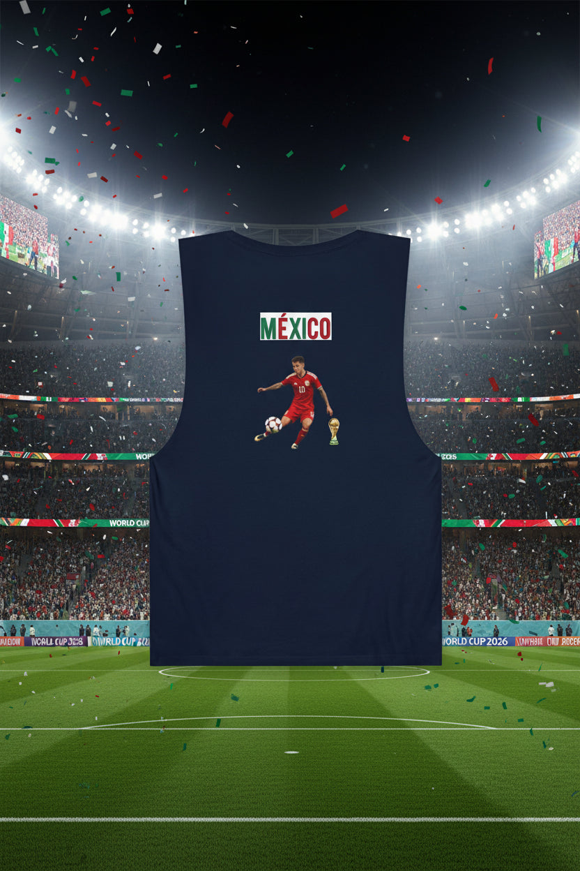 Mexico Soccer Tank Top 100% Cotton