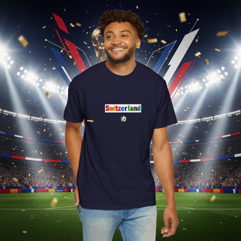 Switzerland World Cup 2026 Soccer 100%  Cotton