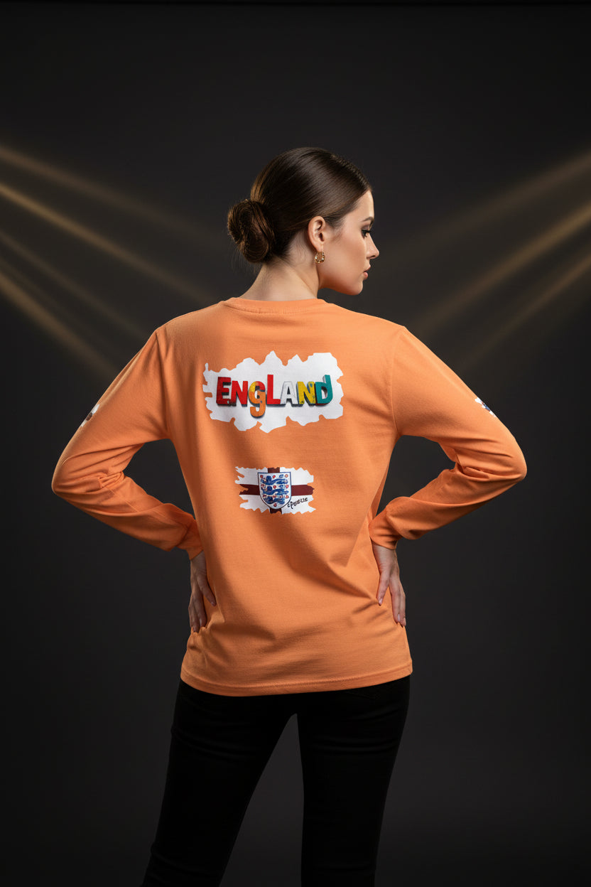 England Color-block Long Sleeve Tee