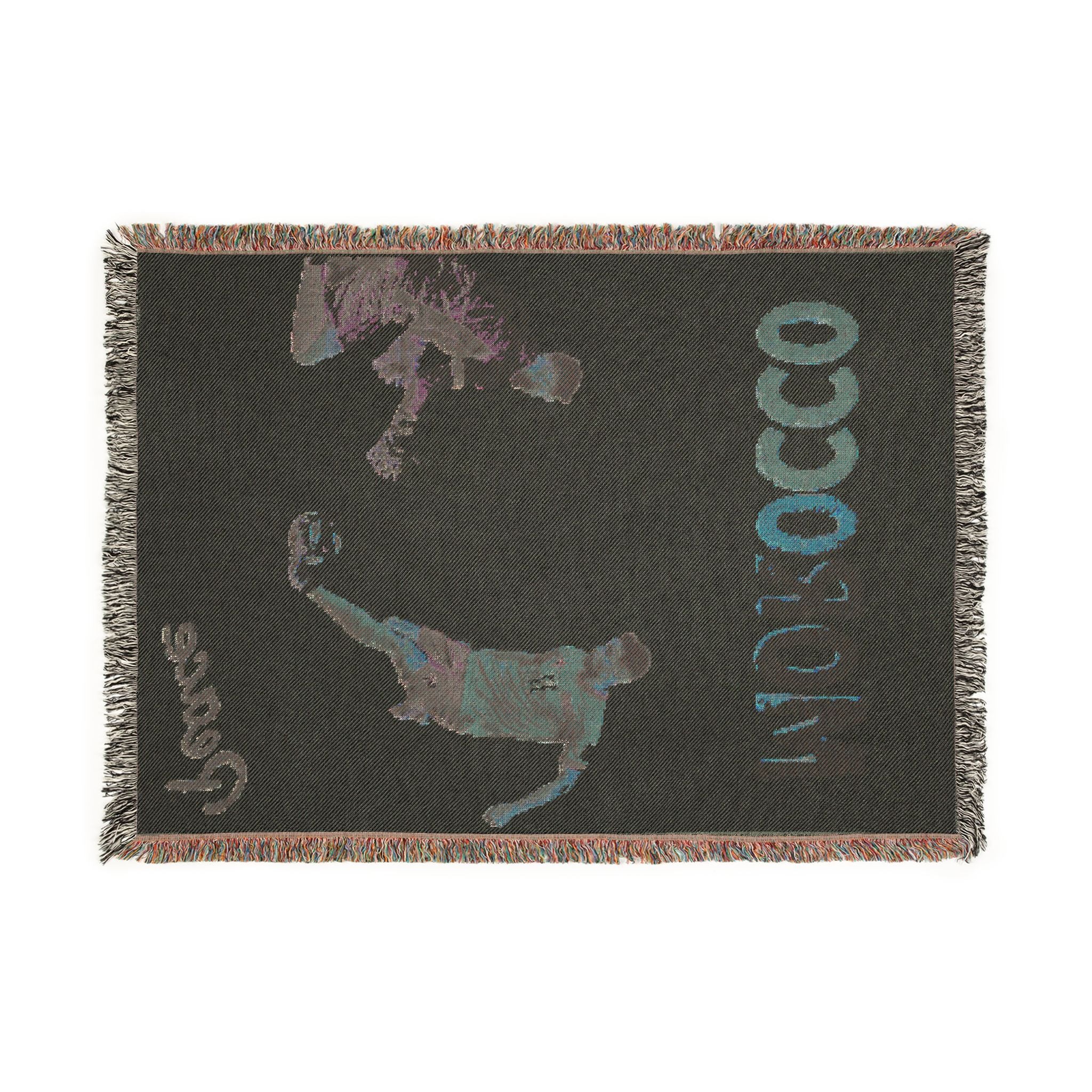 Morocco Soccer Woven Blanket