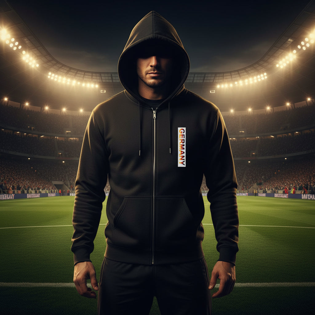 Germany World Cup 2026 Soccer Zip Hoodie