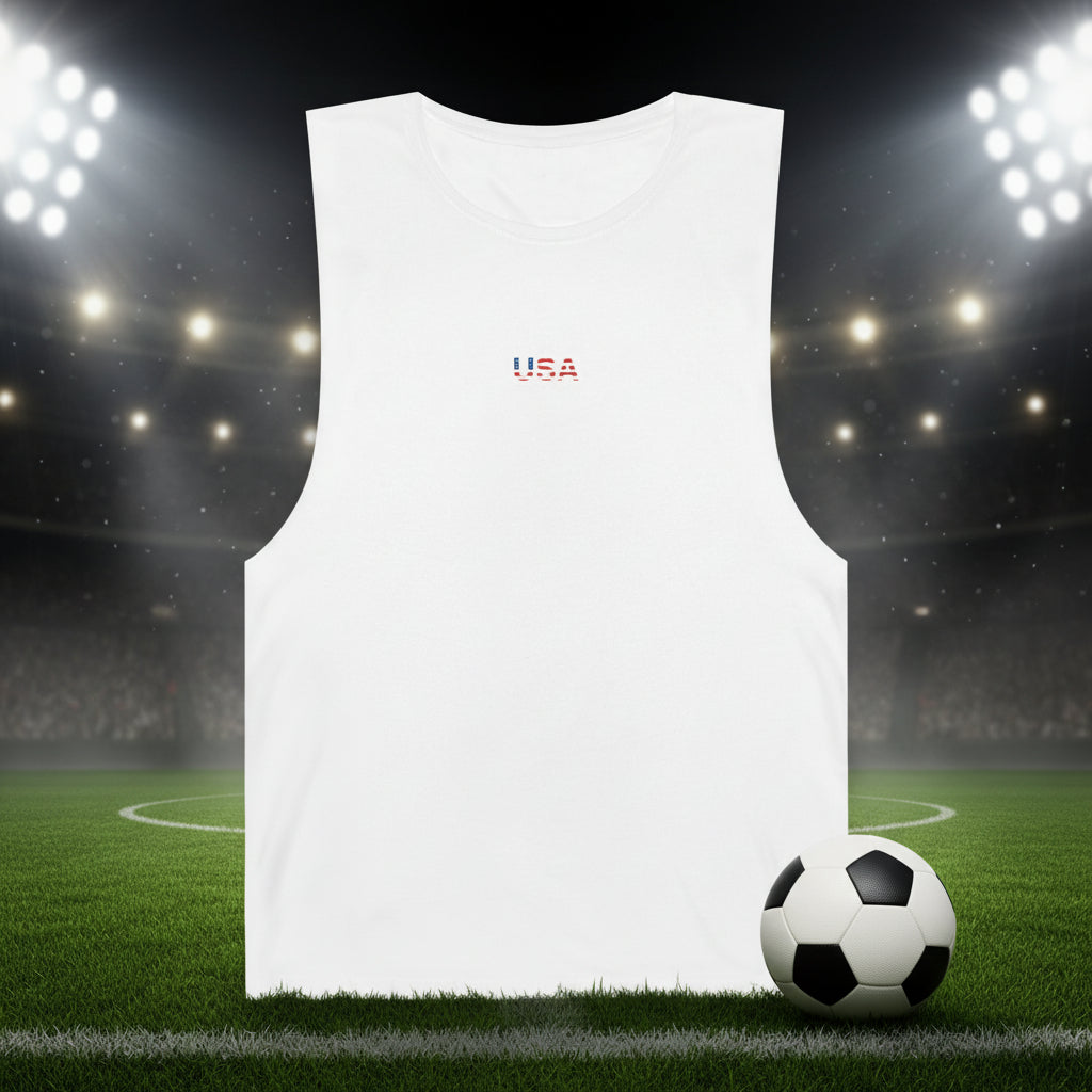 USA World Cup 2026 Soccer Tank Top 100% Cotton