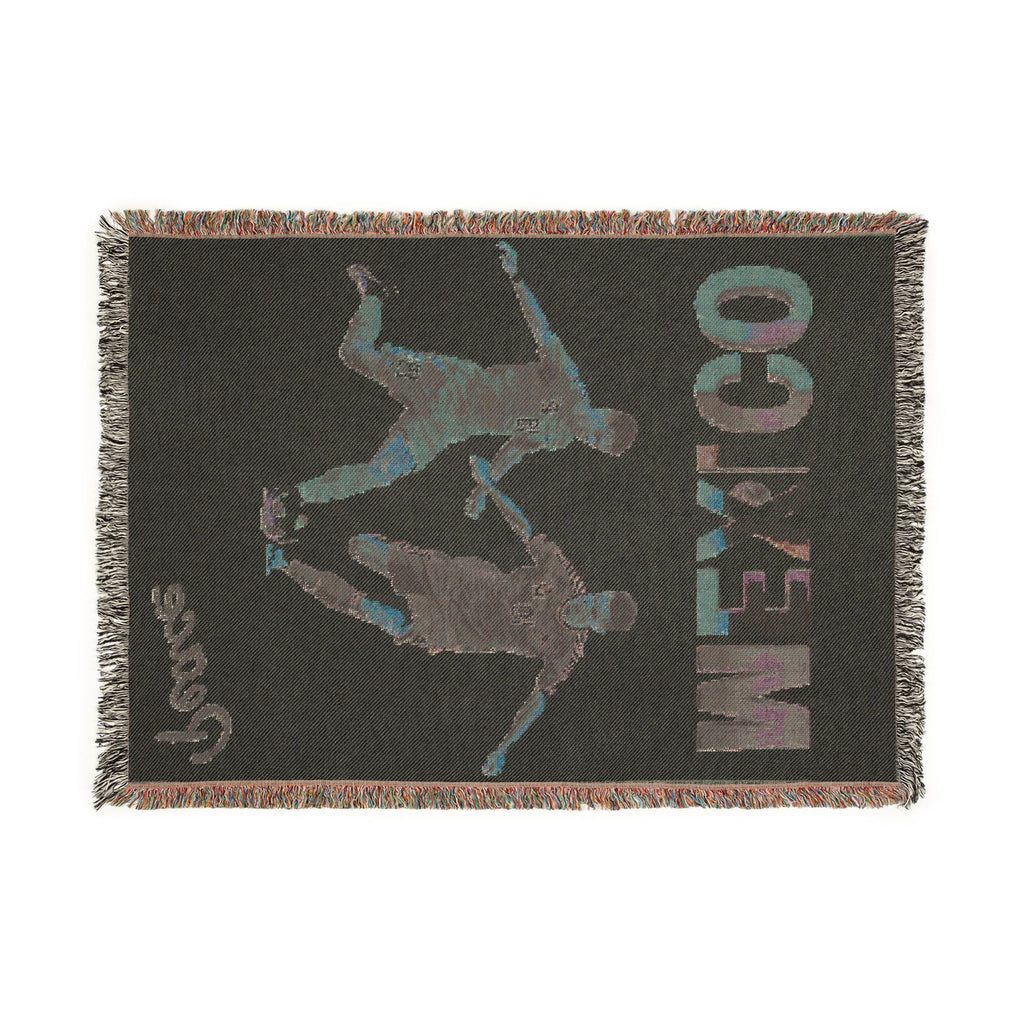 Mexico Soccer Woven Blanket