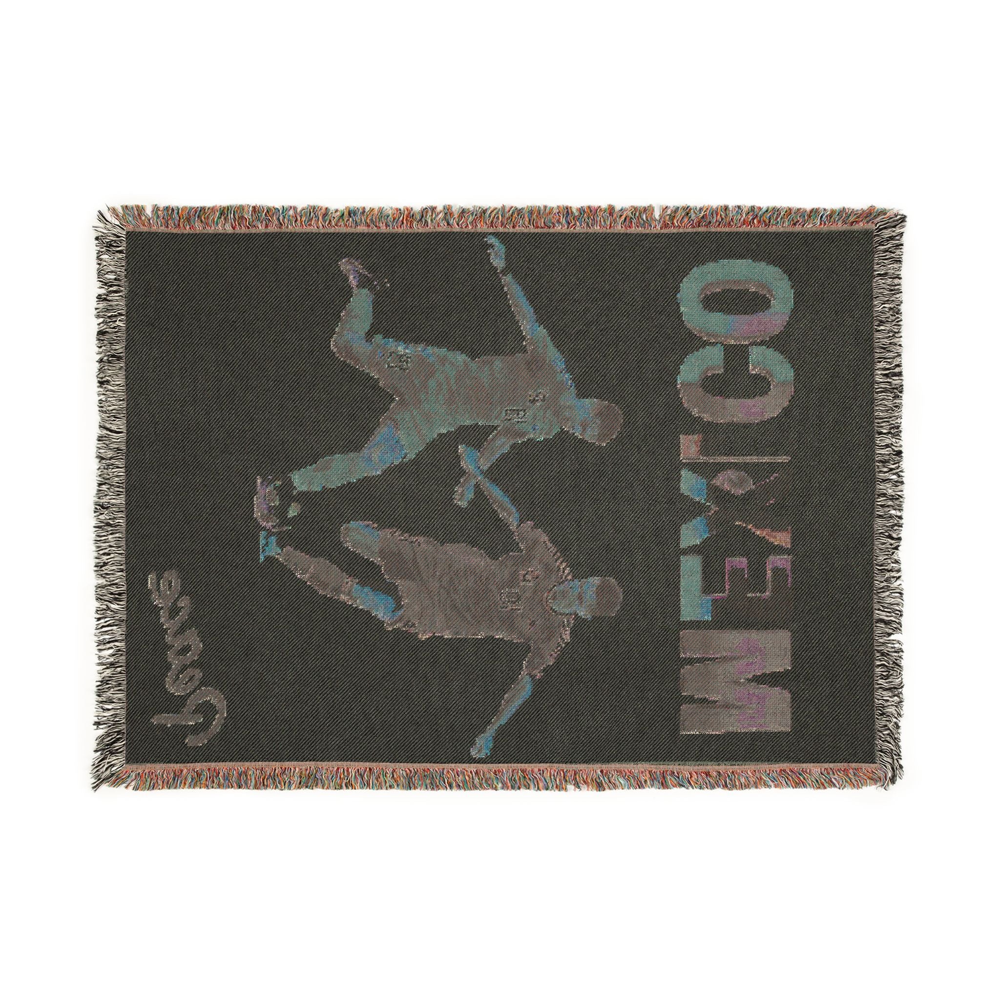 Mexico Soccer Woven Blanket