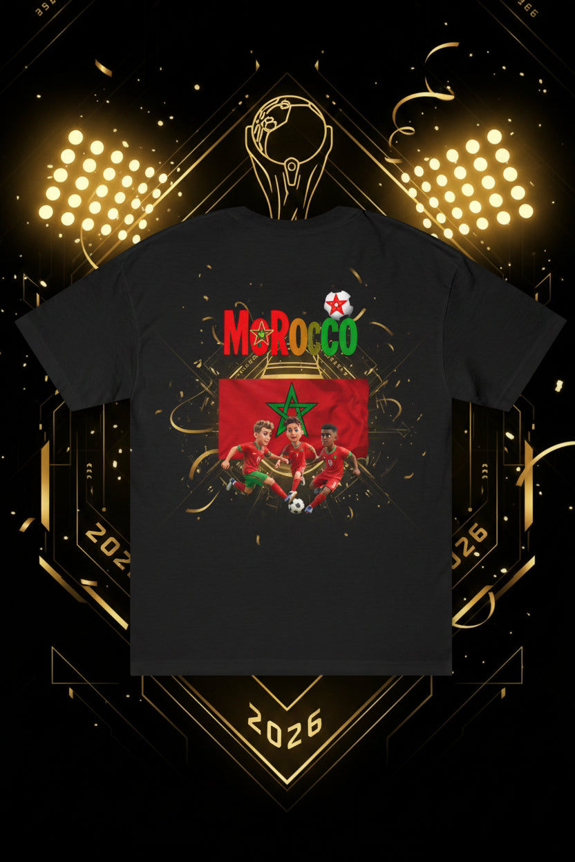 Morocco Soccer T‑Shirt