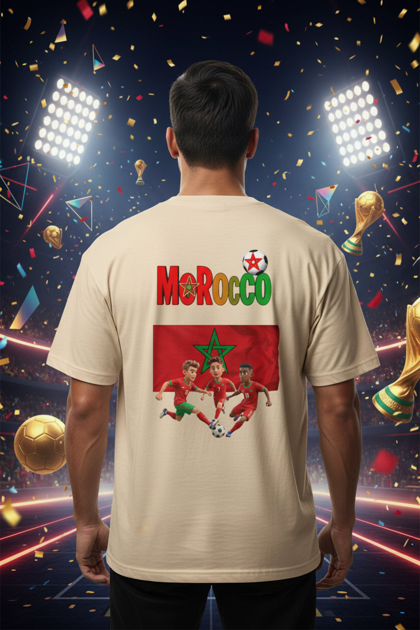Morocco Soccer T‑Shirt