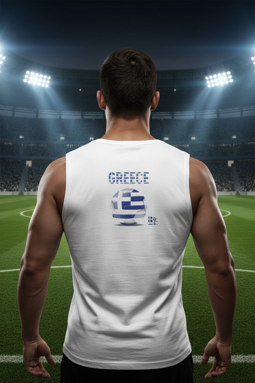 Greece Muscle Tank Top
