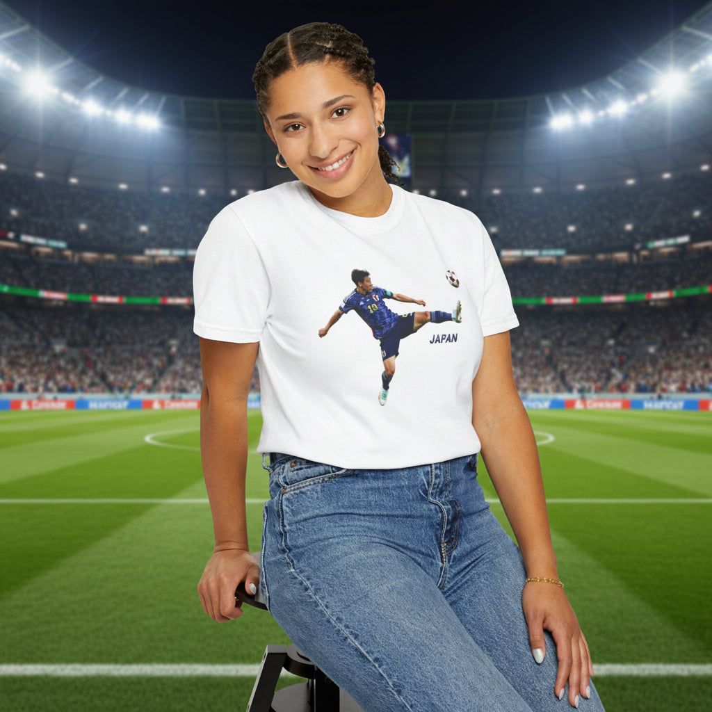 Japan World Cup 2026 Soccer 100%  Cotton