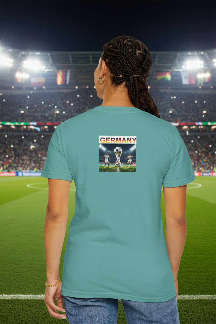 Germany World Cup 2026 Soccer 100%  Cotton