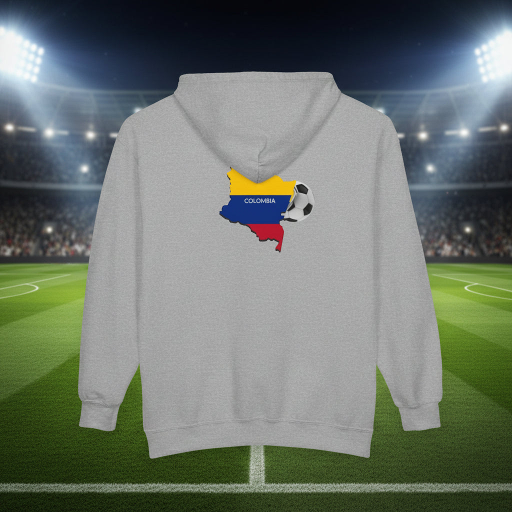 Colombia World Cup 2026 Soccer Zip Hoodie