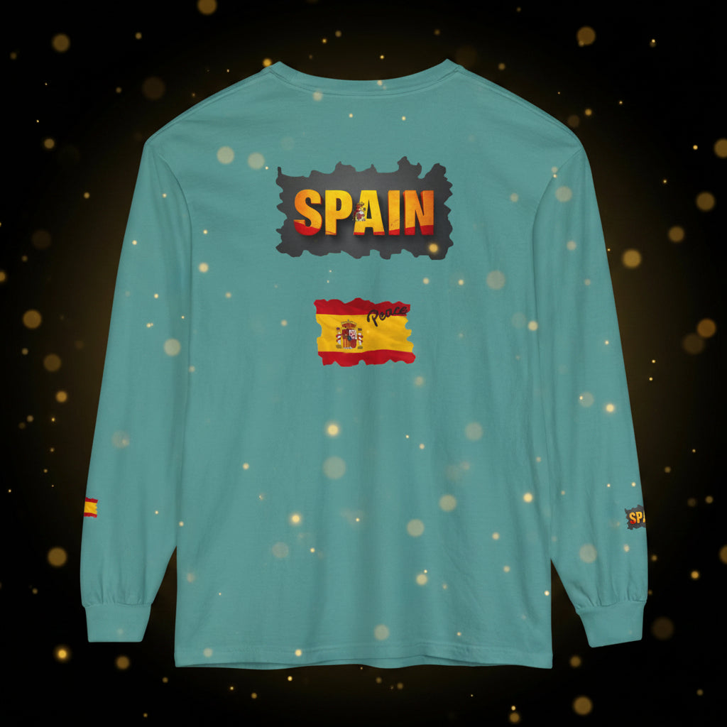 Spain Flag Long Sleeve Tee