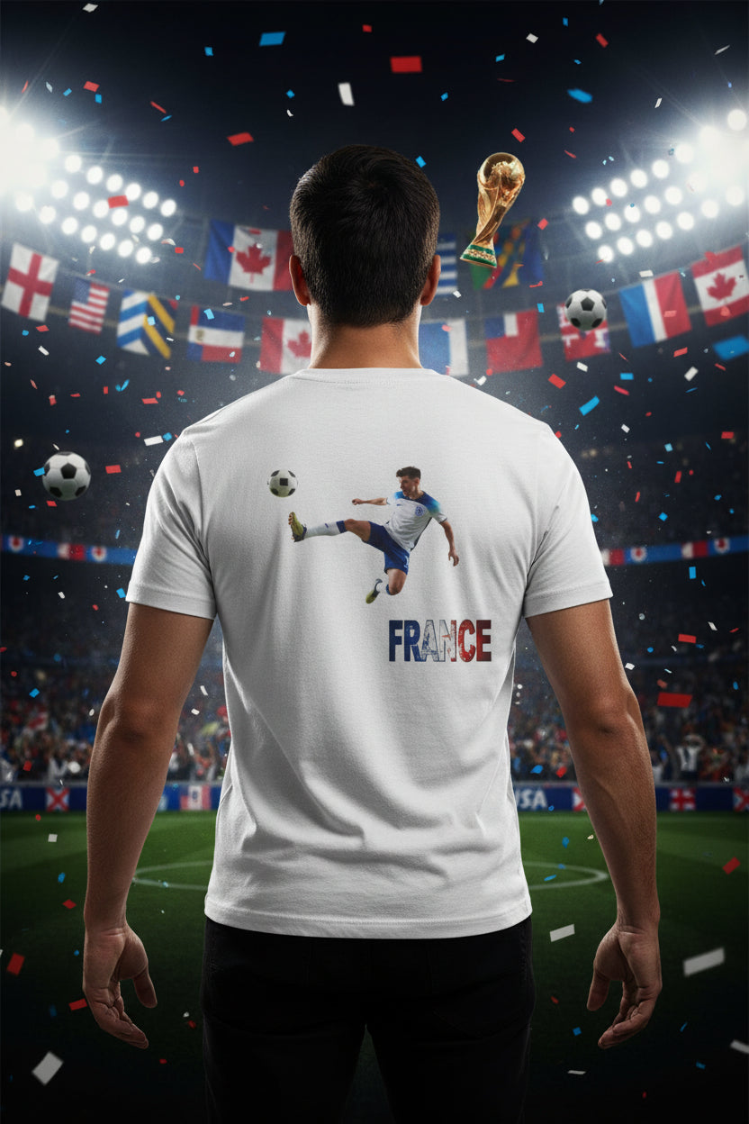 France World Cup 2026 Soccer V-Neck Tee