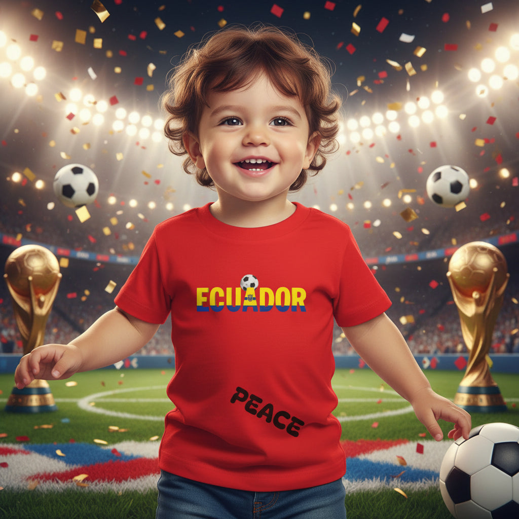 Ecuador Soccer Toddler T‑Shirt