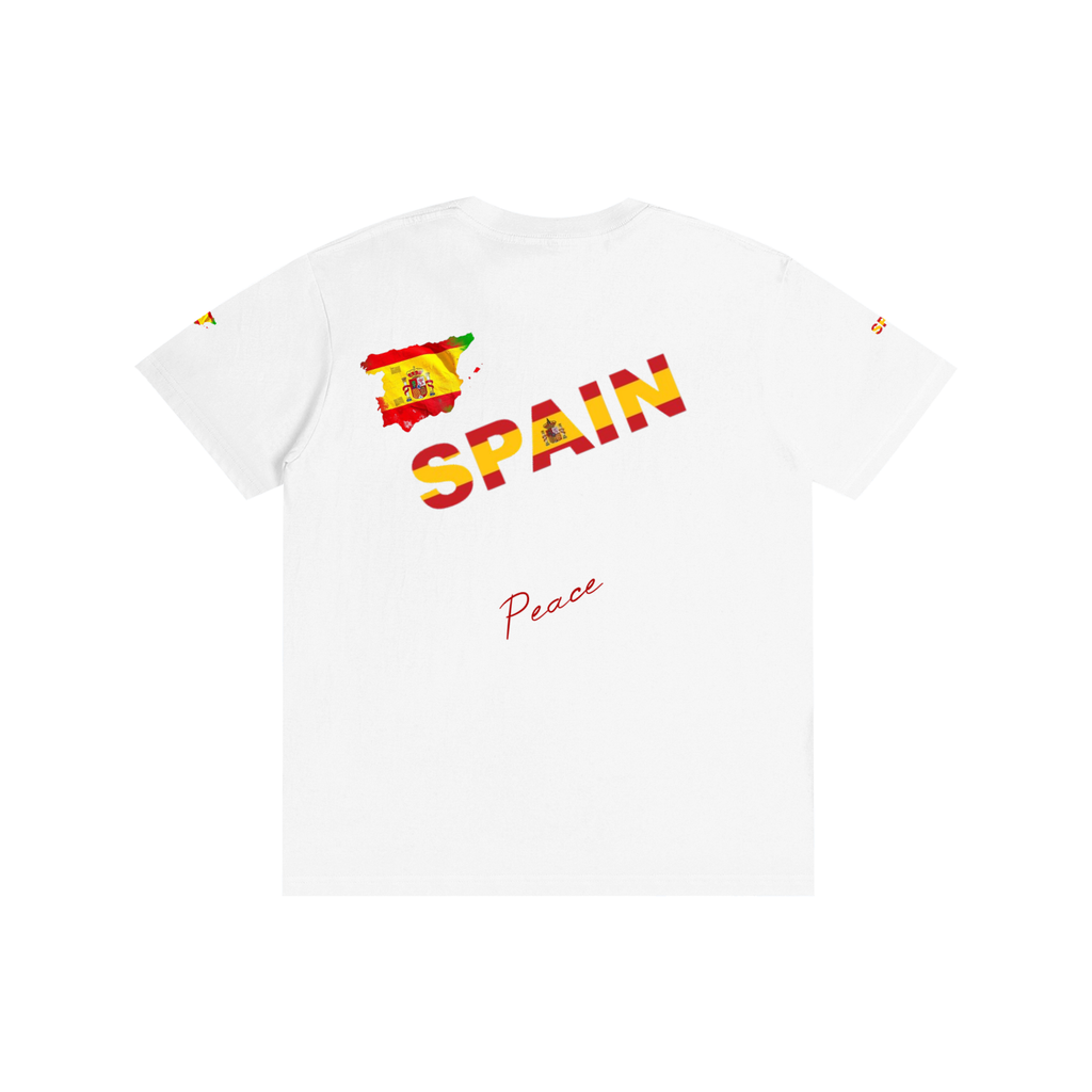 Spain fans - Peace - Pure Cotton Unisex T-Shirt