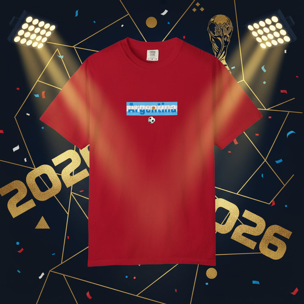 Argentina World Cup 2026 Soccer 100%  Cotton