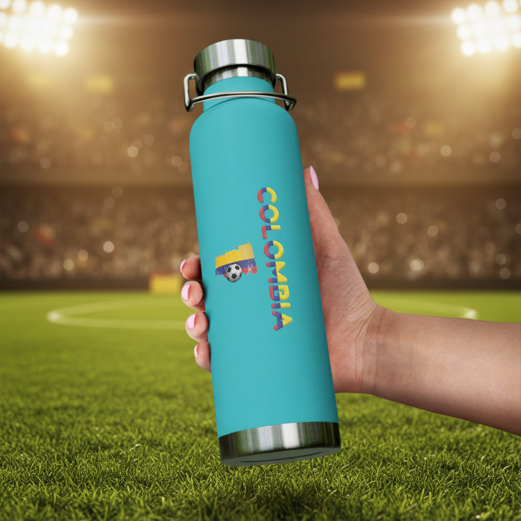 Colombia World Cup 2026 22oz Vacuum Insulated Stainless Water Bottle