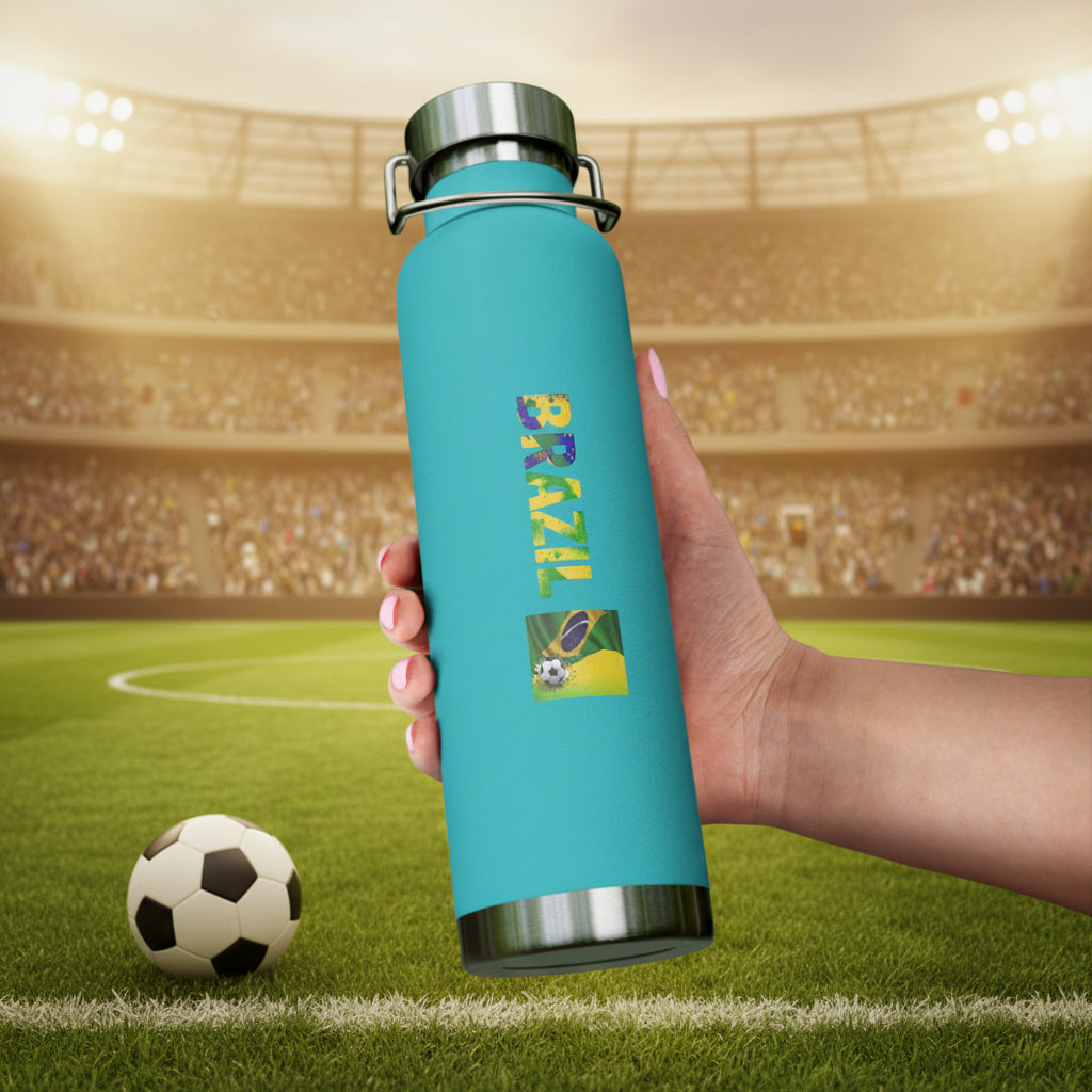 Brazil World Cup 2026 22oz Vacuum Insulated Stainless Water Bottle