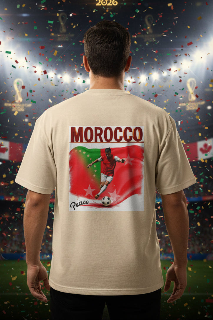 Morocco Soccer T‑Shirt
