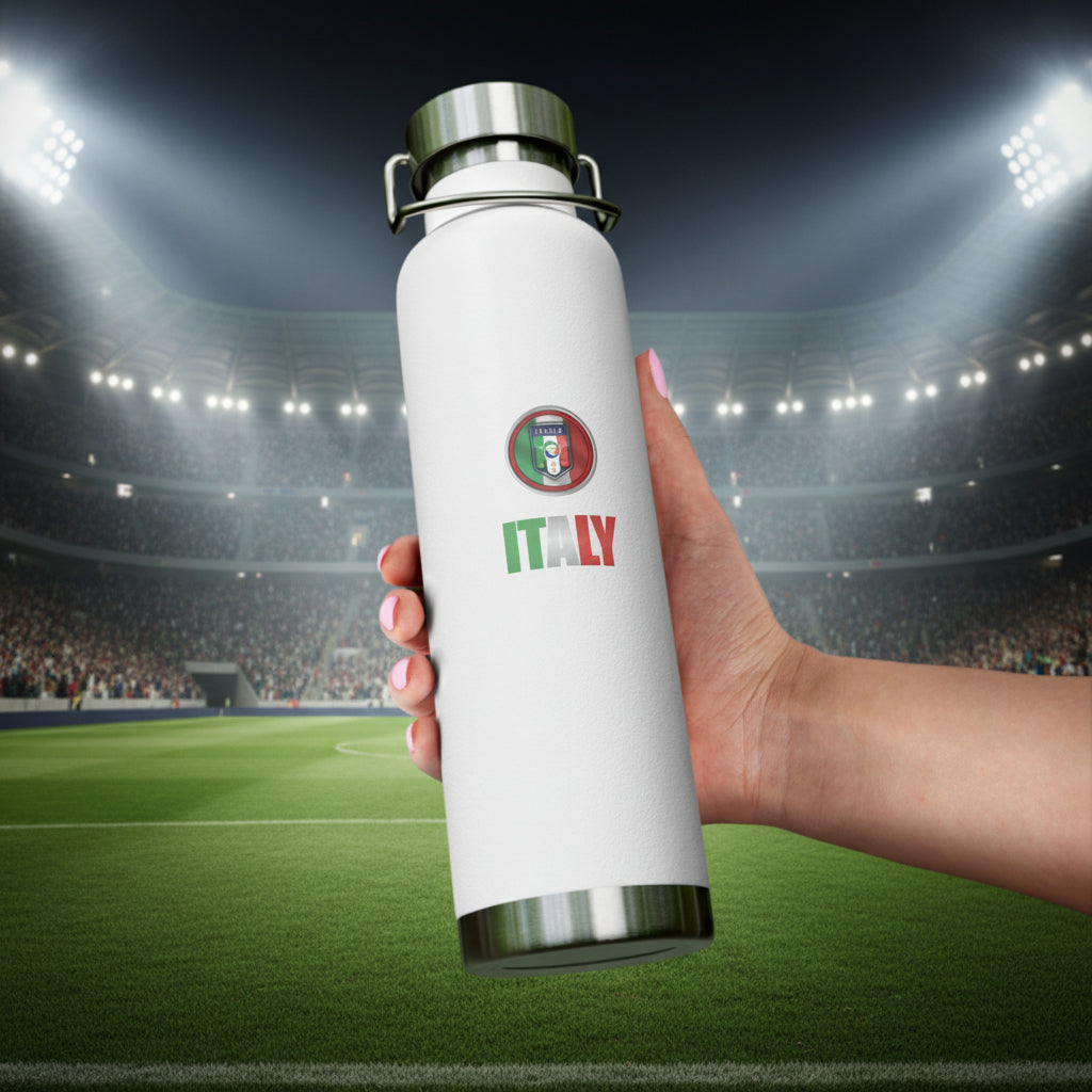 Italy World Cup 2026 22oz Vacuum Insulated Stainless Water Bottle
