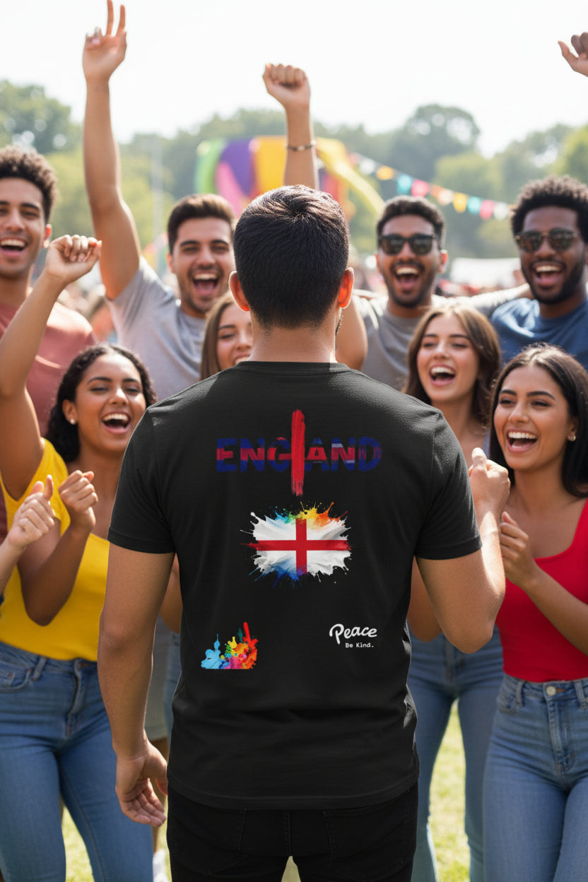 England Flag T-Shirt — Peace & Unity Graphic Tee