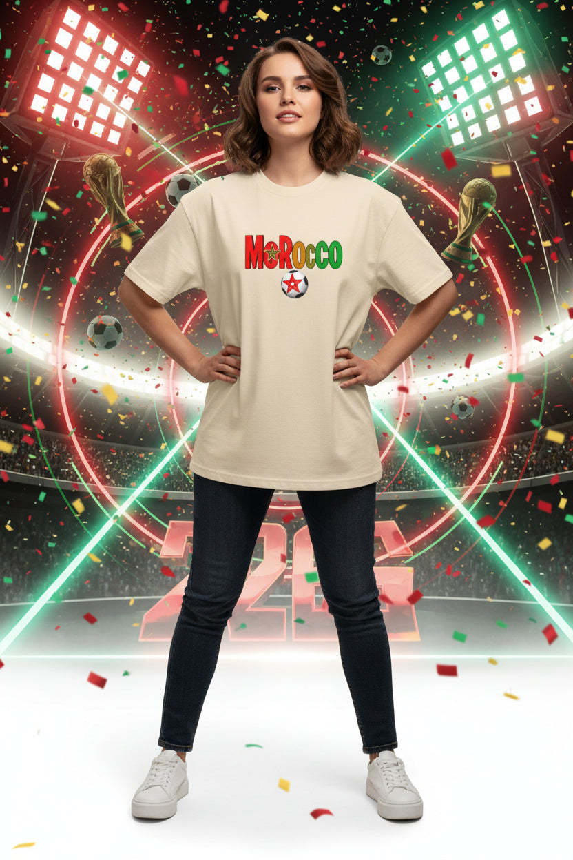 Morocco Soccer T‑Shirt