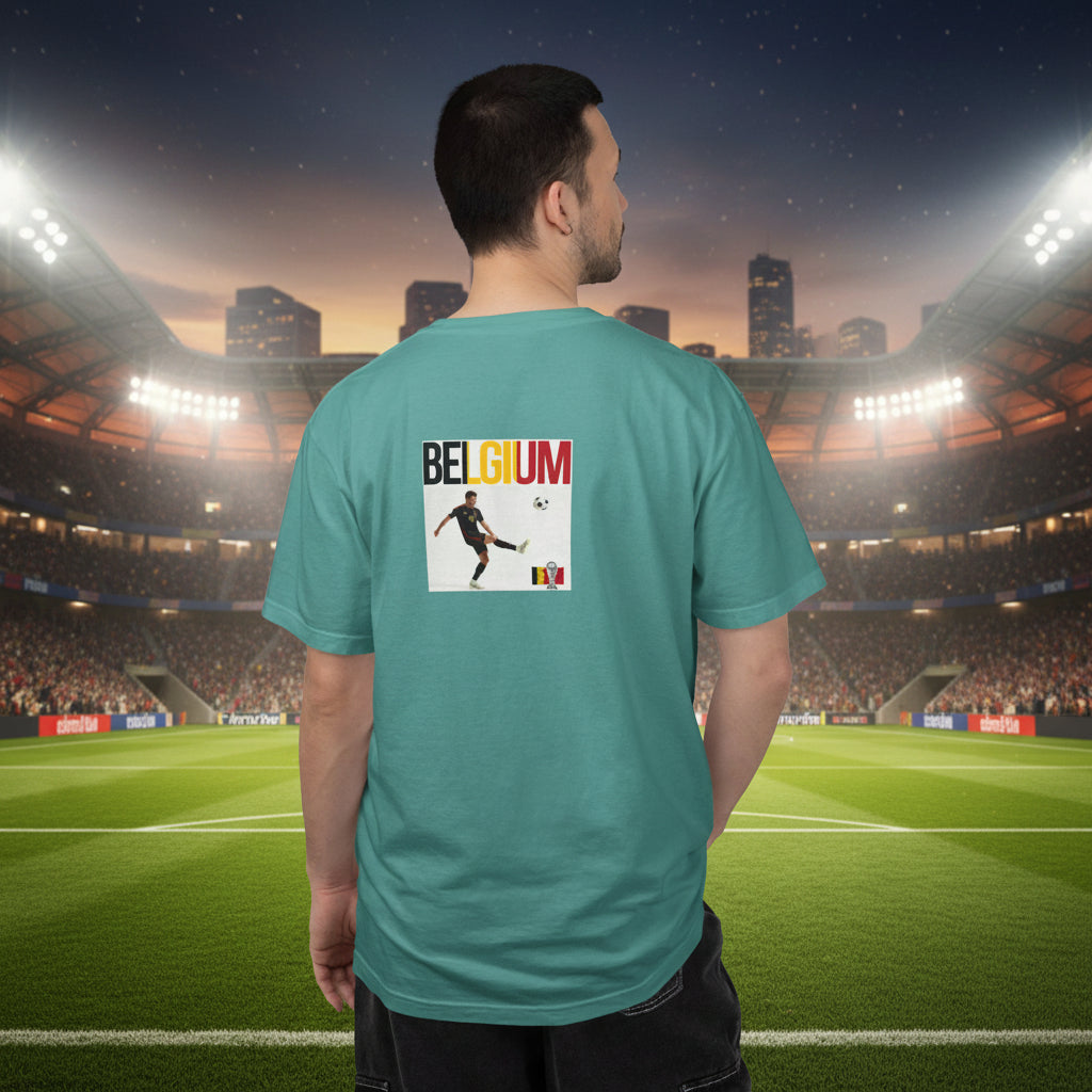 Belgium Soccer T-Shirt 100% Cotton