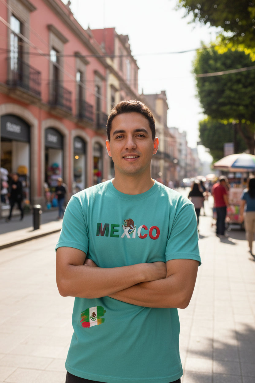Mexico Flag T-Shirt — Peace