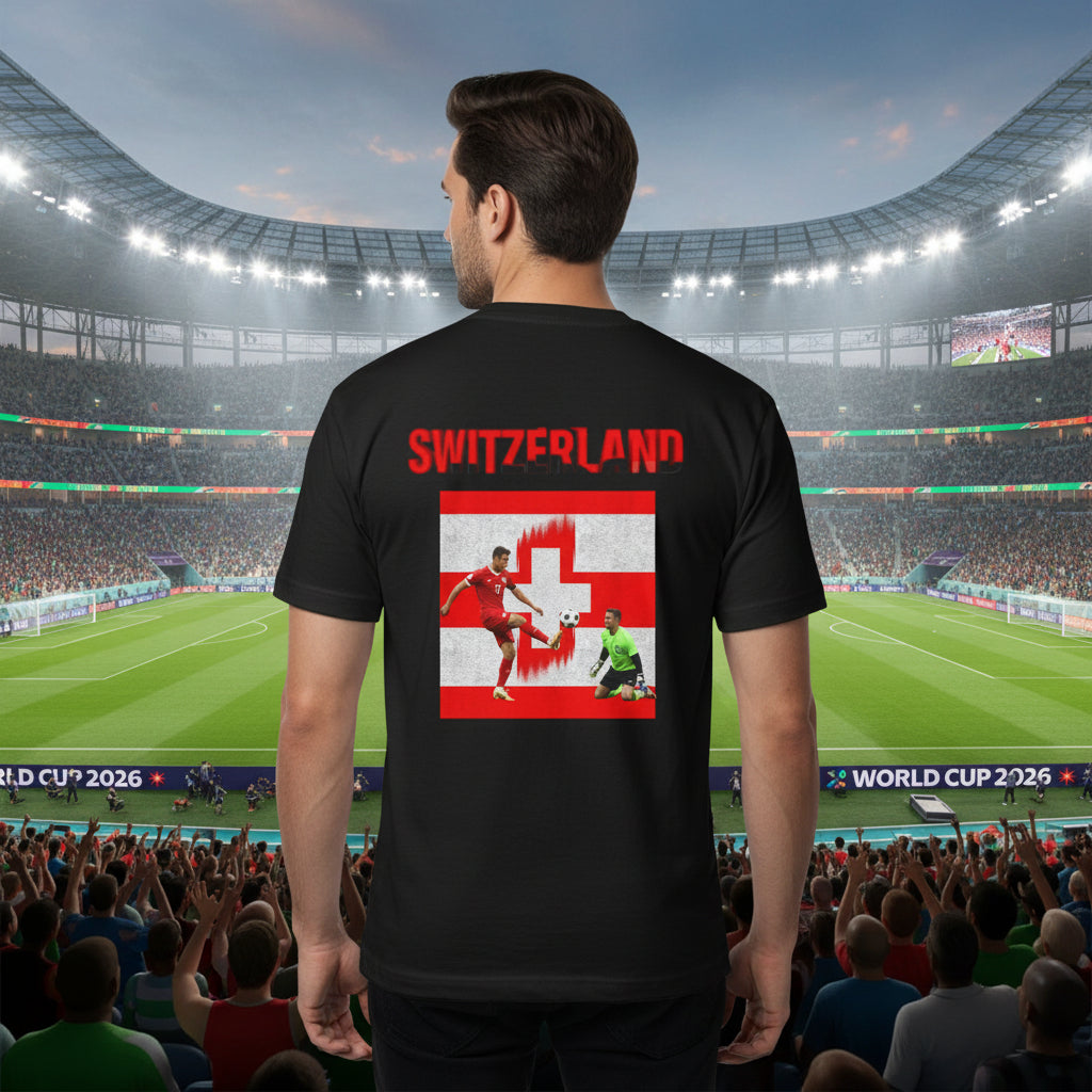 Switzerland Soccer T‑Shirt