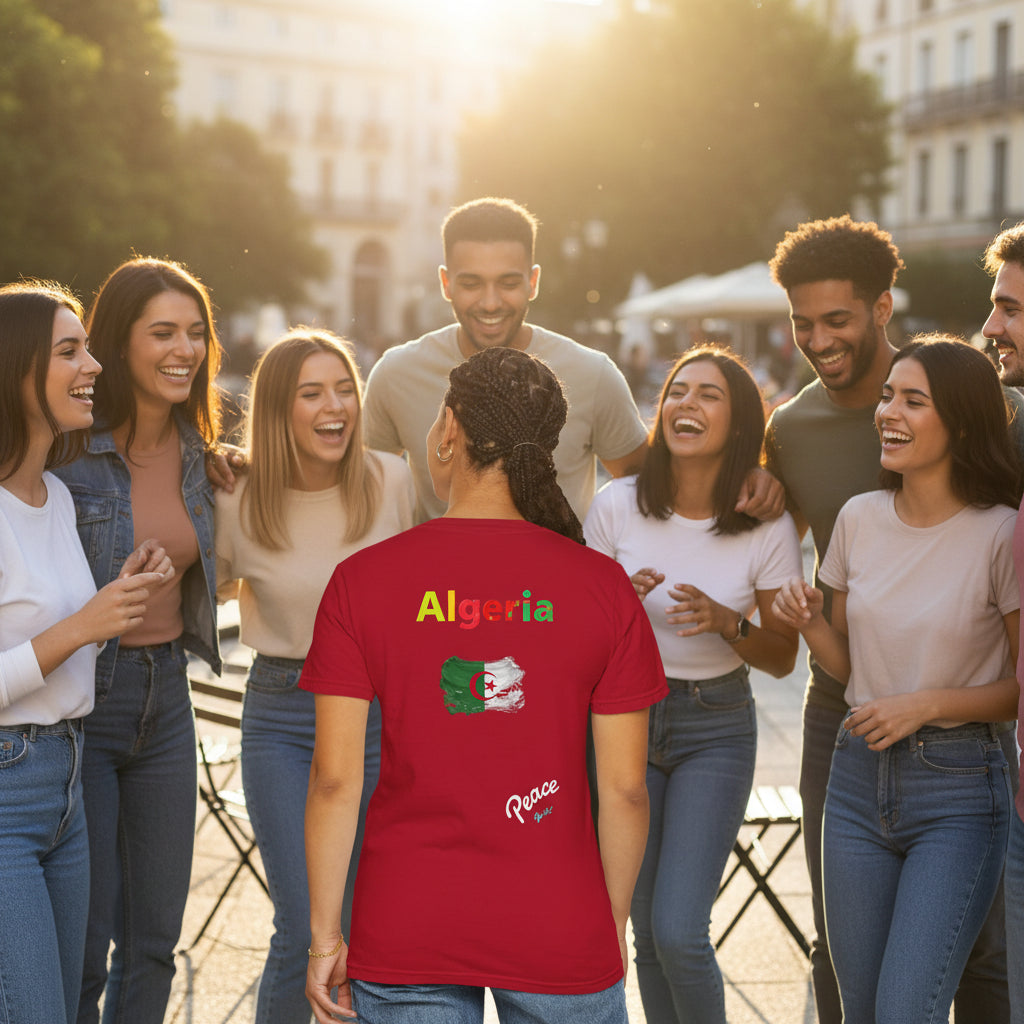 Algeria Flag T‑Shirt - Peace