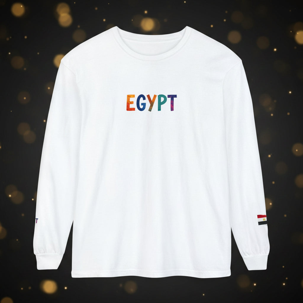 Egypt Flag Long Sleeve Tee - "Peace"